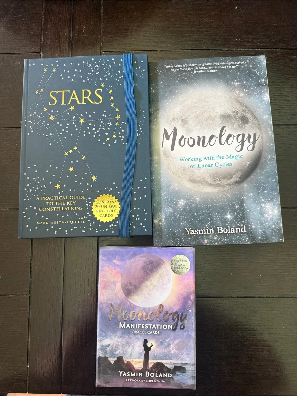 Moonology Manifestation Oracle Cards by - Purple